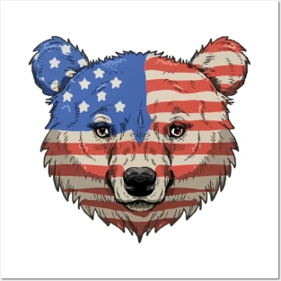 American bear Posters and Art